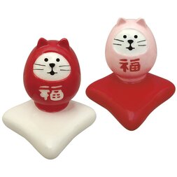 concombre Manekineko Daruma Chopstick Rest