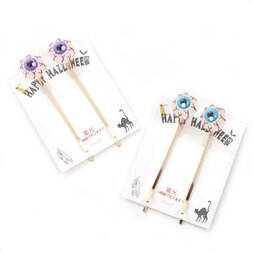 Gargle Glow-in-the-Dark Eyeball Hairpin Set