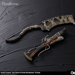Bloodborne Hunter's Arsenal Saw Cleaver & Hunter Blunderbuss 1/6 Scale Weapon Set