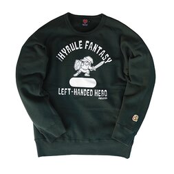 King of Games Legend of Zelda Left-Handed Hero Dark Green Sweatshirt