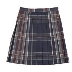 Teens Ever Navy Blue x Brown High School Uniform Skirt
