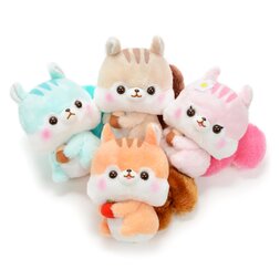 Fusappo Nuts Favorite Food Squirrel Plush Collection (Standard)