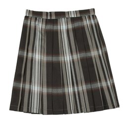 Teens Ever Black x White High School Uniform Skirt