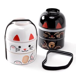 Kokeshi Maneki-Neko Big Bento Boxes