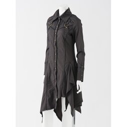 Rozen Kavalier Striped Long Blouse