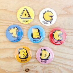 Pac-Man Alphabet Badge Collection Vol. 2