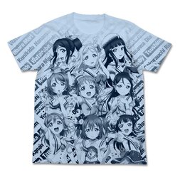 Love Live! Sunshine!! Light Blue Graphic T-Shirt