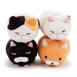 Tsumeru! Mochikko Hige Manjyu Mascot Cat Plush Collection
