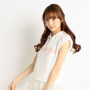 LIZ LISA Layered Mesh Sleeveless Hoodie