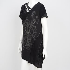 Ozz Croce Hexagram Scull Asymmetrical Cutsew