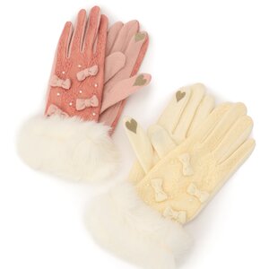 LIZ LISA Lace & Mini Ribbon Gloves