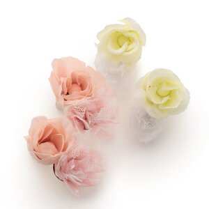 LIZ LISA Rose Tulle Earrings