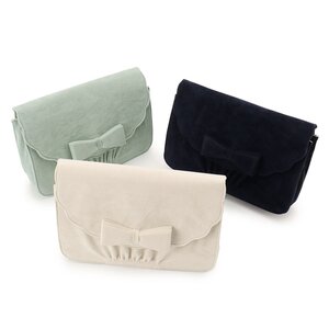 LIZ LISA Scallop Ribbon Shoulder Bag