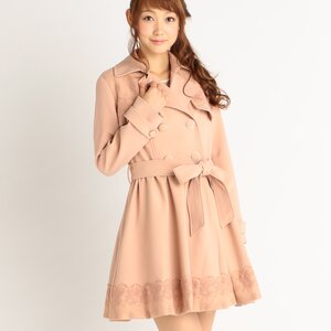LIZ LISA Lace Detail Trench Coat