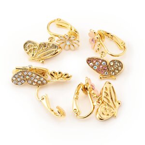LIZ LISA Butterfly Clip-On Earrings