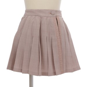 LIZ LISA Checkered Pleated Sukapan Skirt