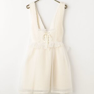 LIZ LISA Plush Bustier Jumper Skirt