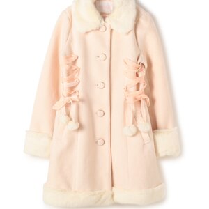 LIZ LISA Lace-Up Pom Pom Coat (Limited Edition)