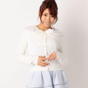 LIZ LISA Flocked Print Cardigan