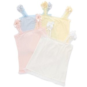 LIZ LISA Shoulder Ribbon Frilled Layering Top
