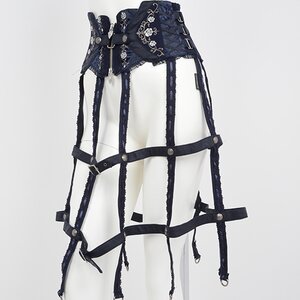 Ozz Oneste Rose Embroidered Crinoline Skirt
