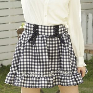 LIZ LISA Gingham Sukapan Skirt