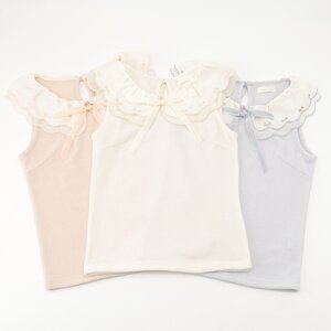 LIZ LISA Mesh Embroidered Tank Top