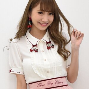 LIZ LISA Chocolate-Dipped Cherries Blouse