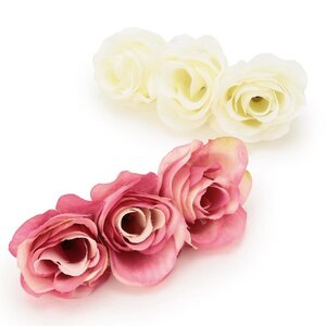 LIZ LISA 3-Rose Barrettes