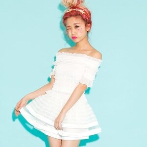 Swankiss Shirring Frill Top