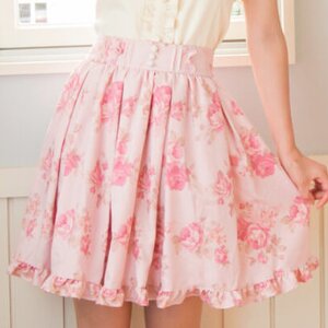 LIZ LISA Vintage Rose Skirt