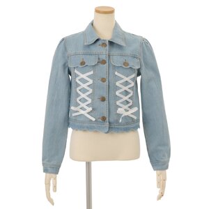 LIZ LISA Scalloped Denim Jacket
