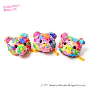 Sebastian.M Time After Time Capsule Bear Mascot Clip & Brooch