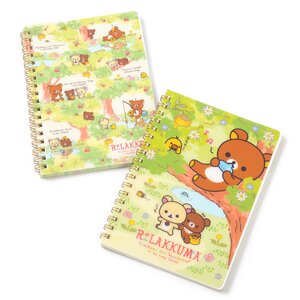 Rilakkuma Korilakkuma to Atarashii Otomodachi B6 Spiral Notebooks