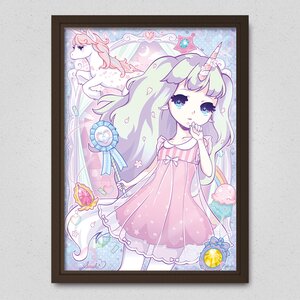 Sakura Unicorn Poster