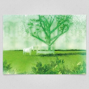 On a Peppermint-Green Morning Poster
