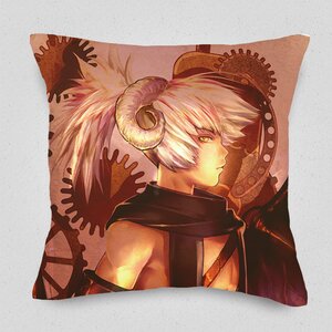 One-Winged Couple Cushion Cover