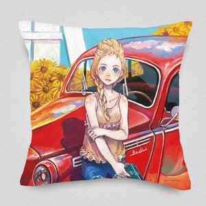Summer in Eastern Europe Cushion Cover