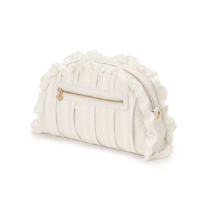 LIZ LISA Satin Frill Clutch Bag