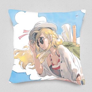 Cow Girl - A Country Road in the Beginning of Autumn Cushion Cover