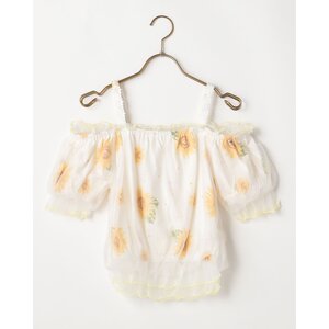 LIZ LISA Sunflower Print Blouse