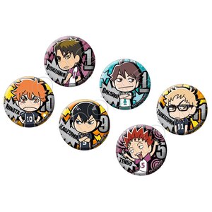 Haikyu!! Karasuno vs Shiratorizawa Can Badge Set