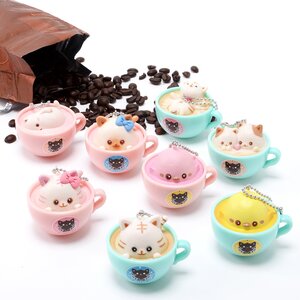 Latte Kitten Coffee Straps: Appearance of Latte Piyo