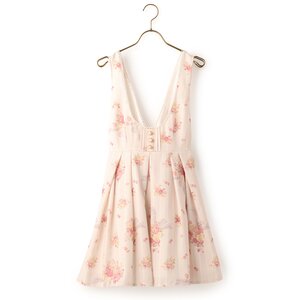 LIZ LISA Bouquet Pattern Jumper Skirt