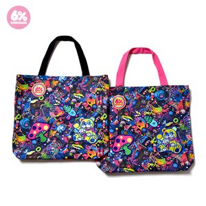 6%DOKIDOKI Neon Spectrum Patch 2-Way Shoulder Bag