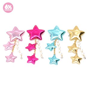 6%DOKIDOKI Shooting Star Clip & Brooch (Metallic)