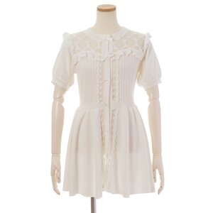 LIZ LISA Front Lace Peplum Cardigan