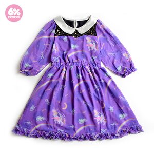 6%DOKIDOKI Night Trip Dress Up Chiffon Dress