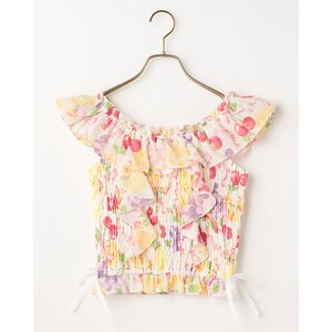 LIZ LISA Fruity Off-Shoulder Top