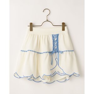 LIZ LISA Scalloped Hem Sukapan Skirt